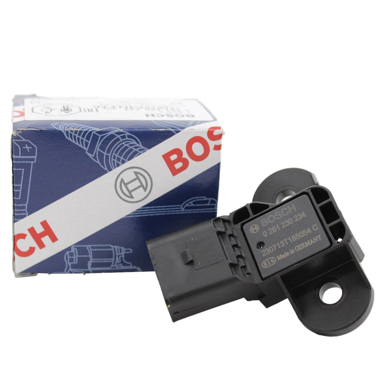 Bosch Manifold Absolute Pressure Sensor for Audi Porsche Volkswagen