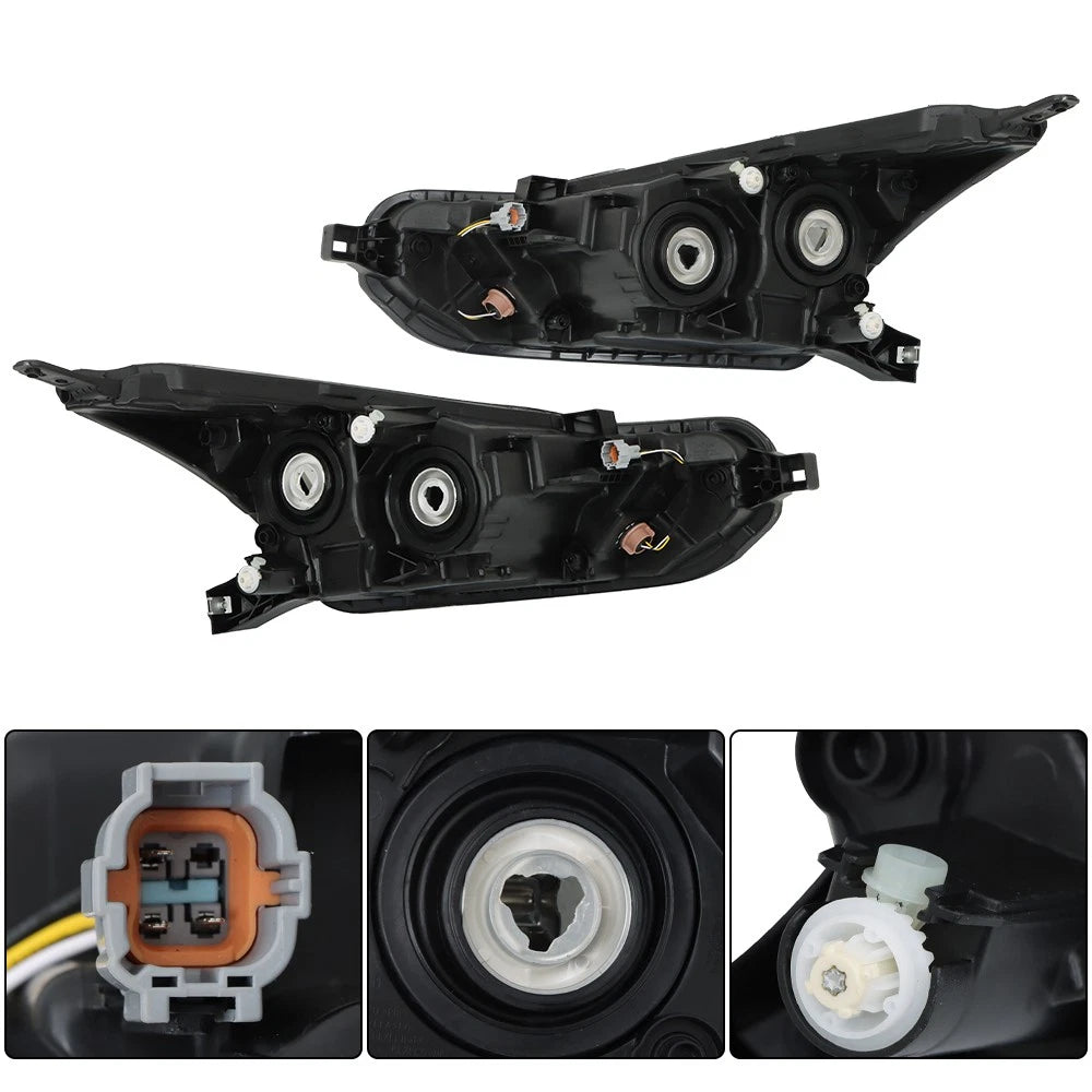 Pair of Halogen Headlights for Nissan Versa (2020–2021)