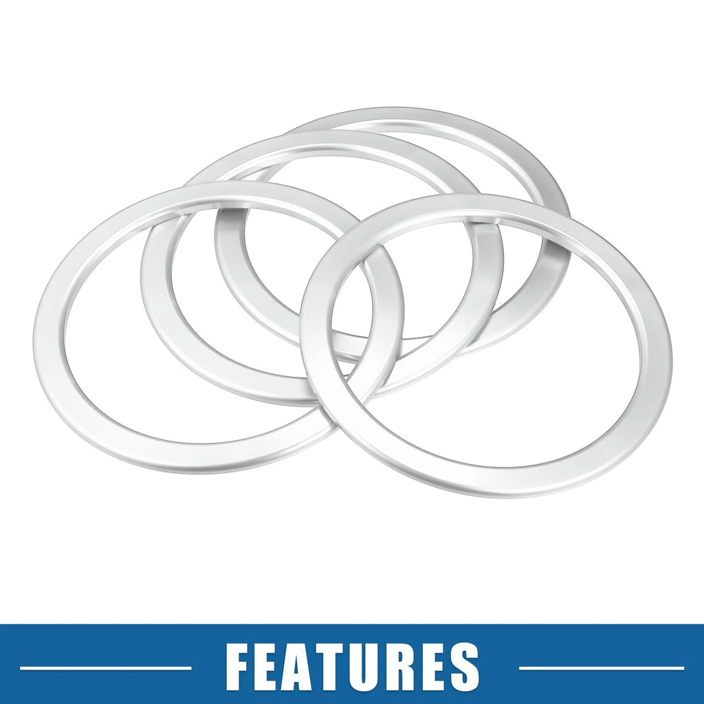 Set of 4 AC Air Vent Outlet Cover Ring Trim for Toyota Tundra (2014–2021)