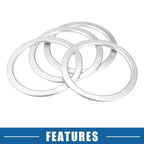 Set of 4 AC Air Vent Outlet Cover Ring Trim for Toyota Tundra (2014–2021)