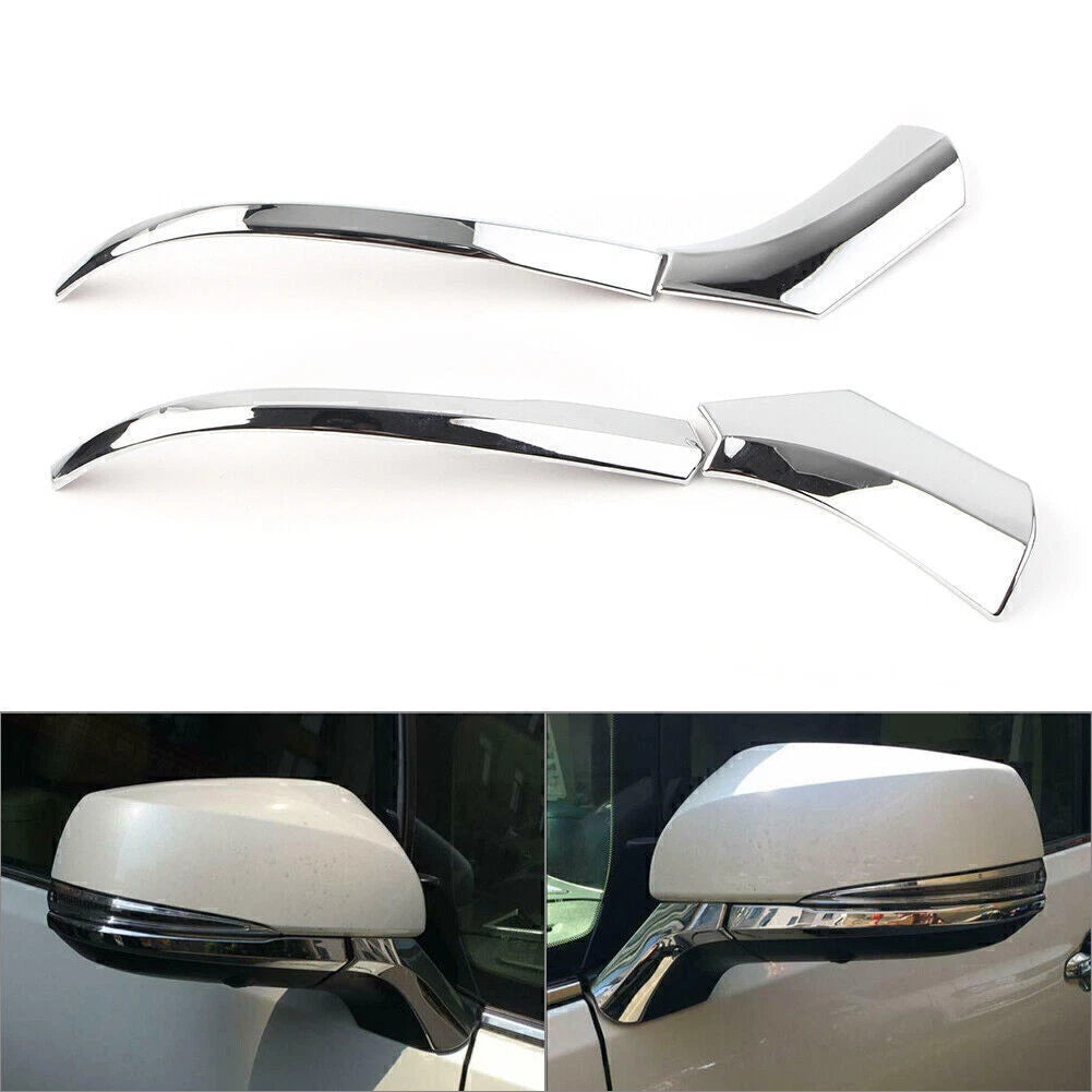 Chrome Rearview Mirror Side Molding Cover Trim for Toyota RAV4 (2019–2020)
