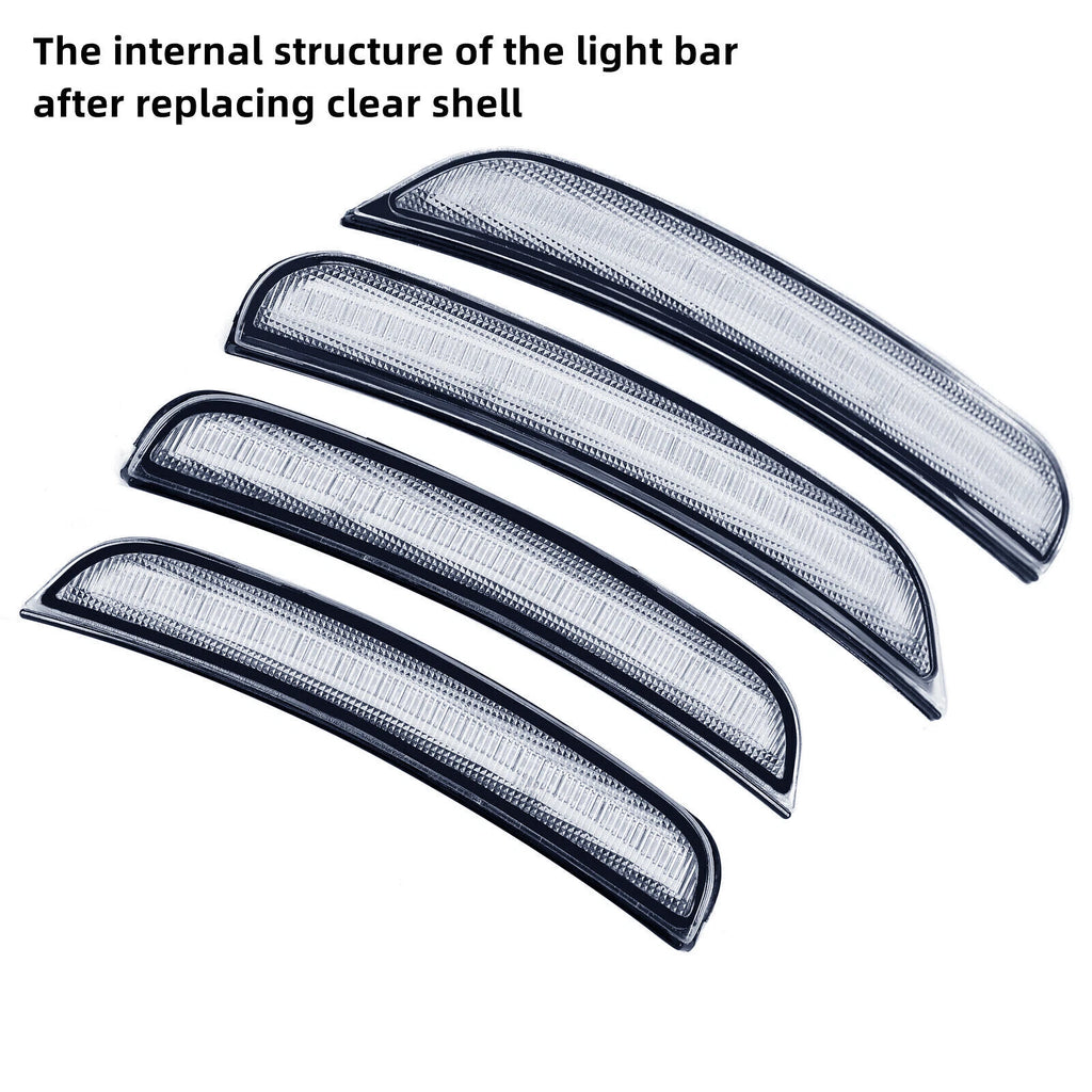 Set of 4 Smoke LED Side Marker Lights for Dodge Charger (2015–2023)