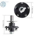 Set of 2 Trailer Hub Kits for 3500 lbs Spindle (5 Lug 5.5")