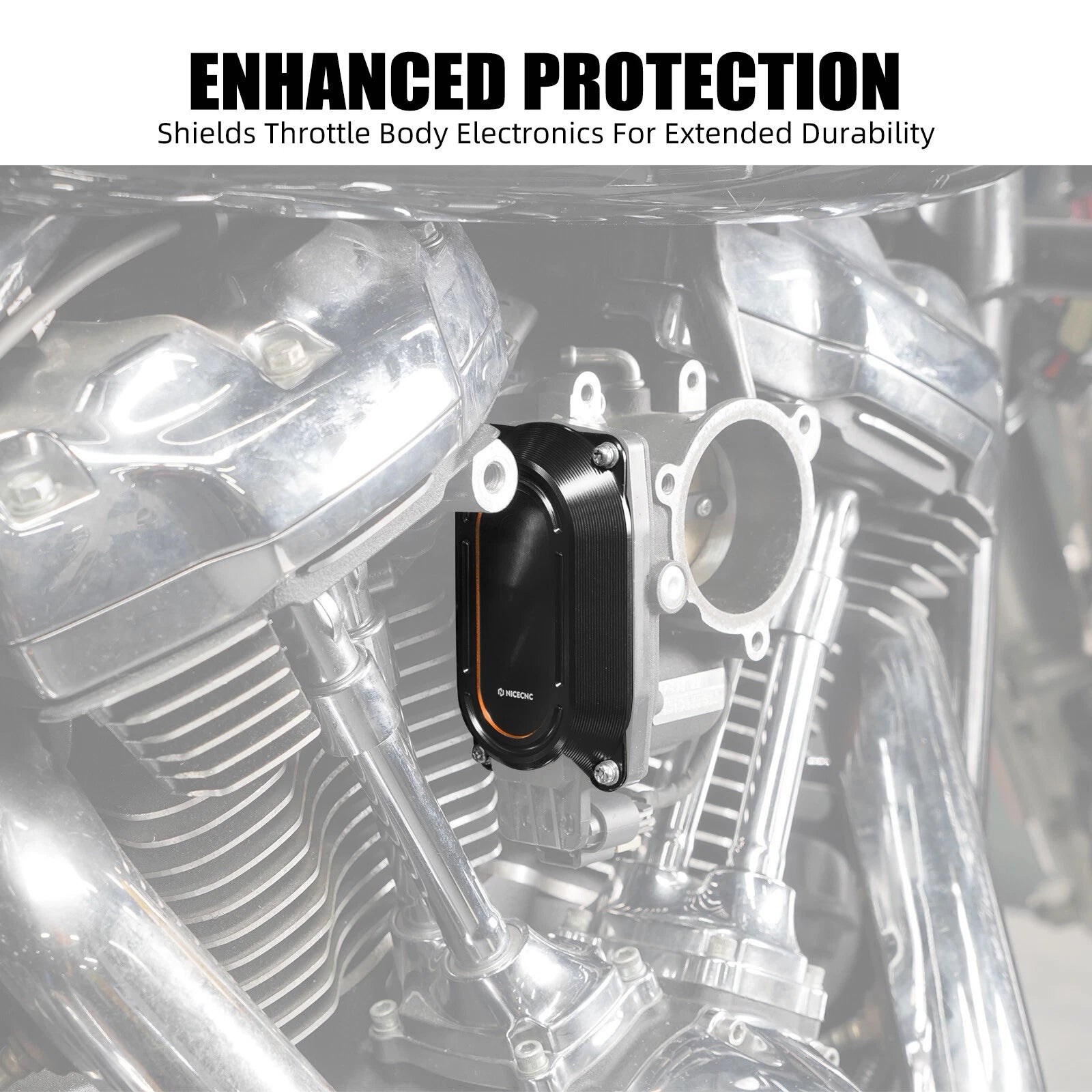 Throttle Body Cap Heat Shield for Harley CVO Tri Glide FLHTCUTGSE (2020–2022)
