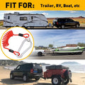 Trailer Safety Breakaway Cable Set of 2 for RV Boat (4' / 6')