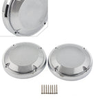 6.5" Saddlebag Lid Speaker Grill Covers for Harley Touring Electra (1983-2020)