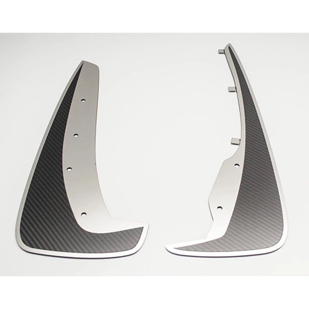 Carbon Fiber Mud Sport Guards w/ABS Backing for 2015-2017 Dodge Challenger