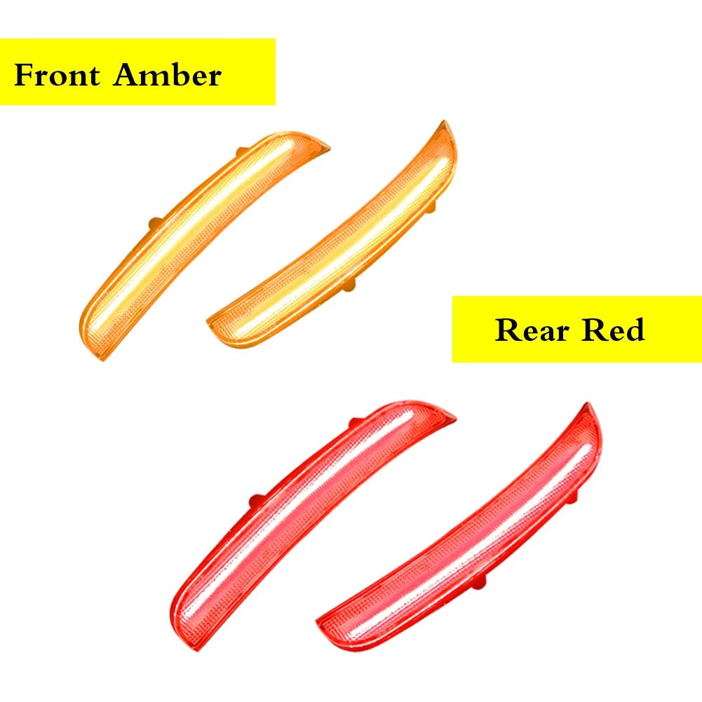 Set of 4 Amber LED Side Marker Lights for Dodge Charger (2015–2023)