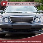 Front Left Washer Nozzle Cover for Mercedes-Benz E320 (1994-2006) Black