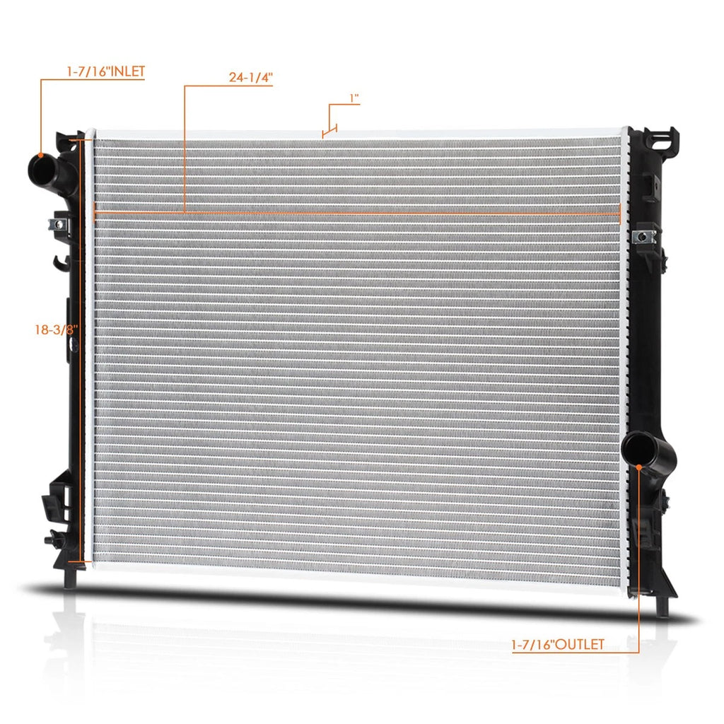 Aluminum Core Radiator for Chrysler 300/Dodge Magnum (2005–2008) DPI-2766