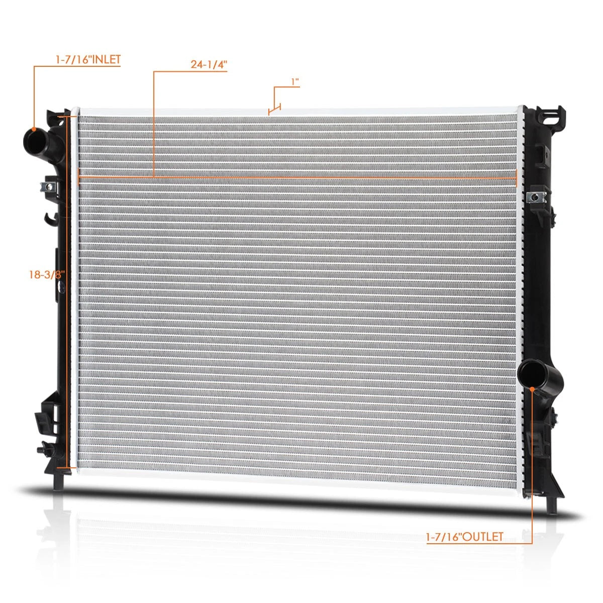 Aluminum Core Radiator for Chrysler 300/Dodge Magnum (2005–2008) DPI-2766