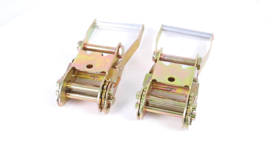 2X 3333 Lbs Ratchet Handle with Buckle 2 Inch for Tie Down Straps