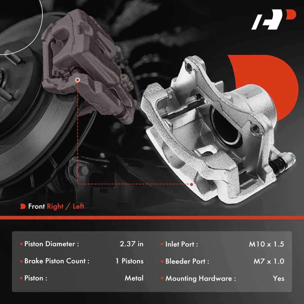Front Brake Calipers for Chevy Malibu Pontiac G6 Saturn (2008–2012)
