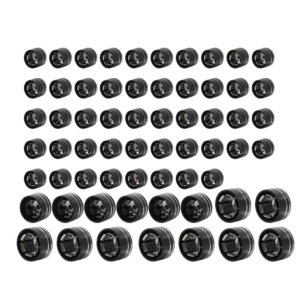 CNC Engine Topper Bolt Caps for Harley Softail Fat Boy FLSTF (2000-2006)