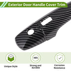 Exterior Door Handle Cover Trim for Nissan Sentra Sedan (2020–2022) Carbon Fiber Black