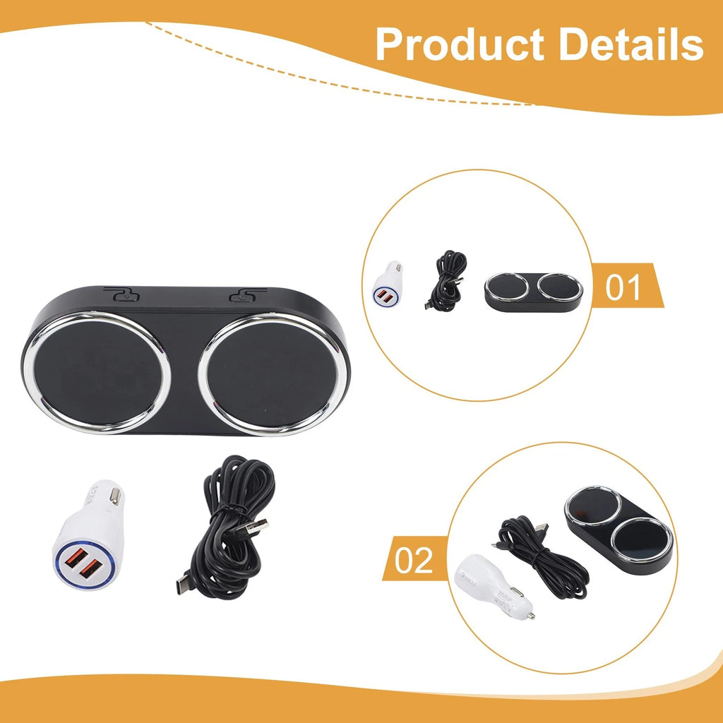 HUD Speedometer with USB Charger for Most Vehicle Models (2010–2023)