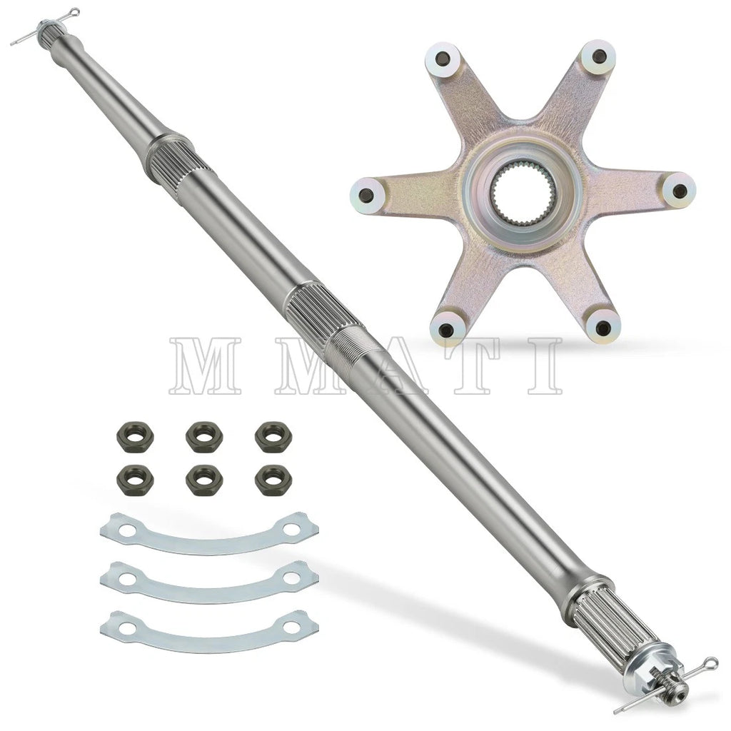 Set of 2 Rear Axle Shaft & Sprocket Hub Nuts for Yamaha Banshee 350 (1987–2006)