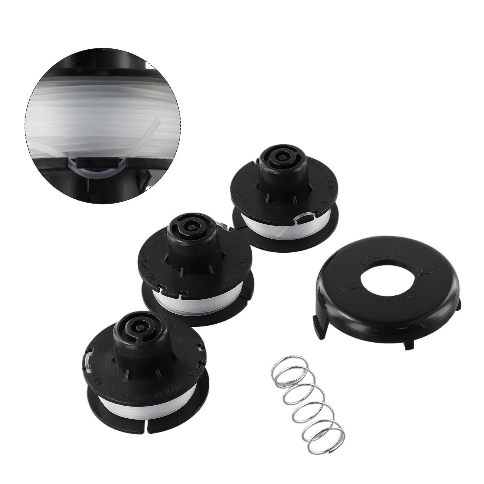 Trimmer Spring and Lid Replacement Parts for Toro 88026