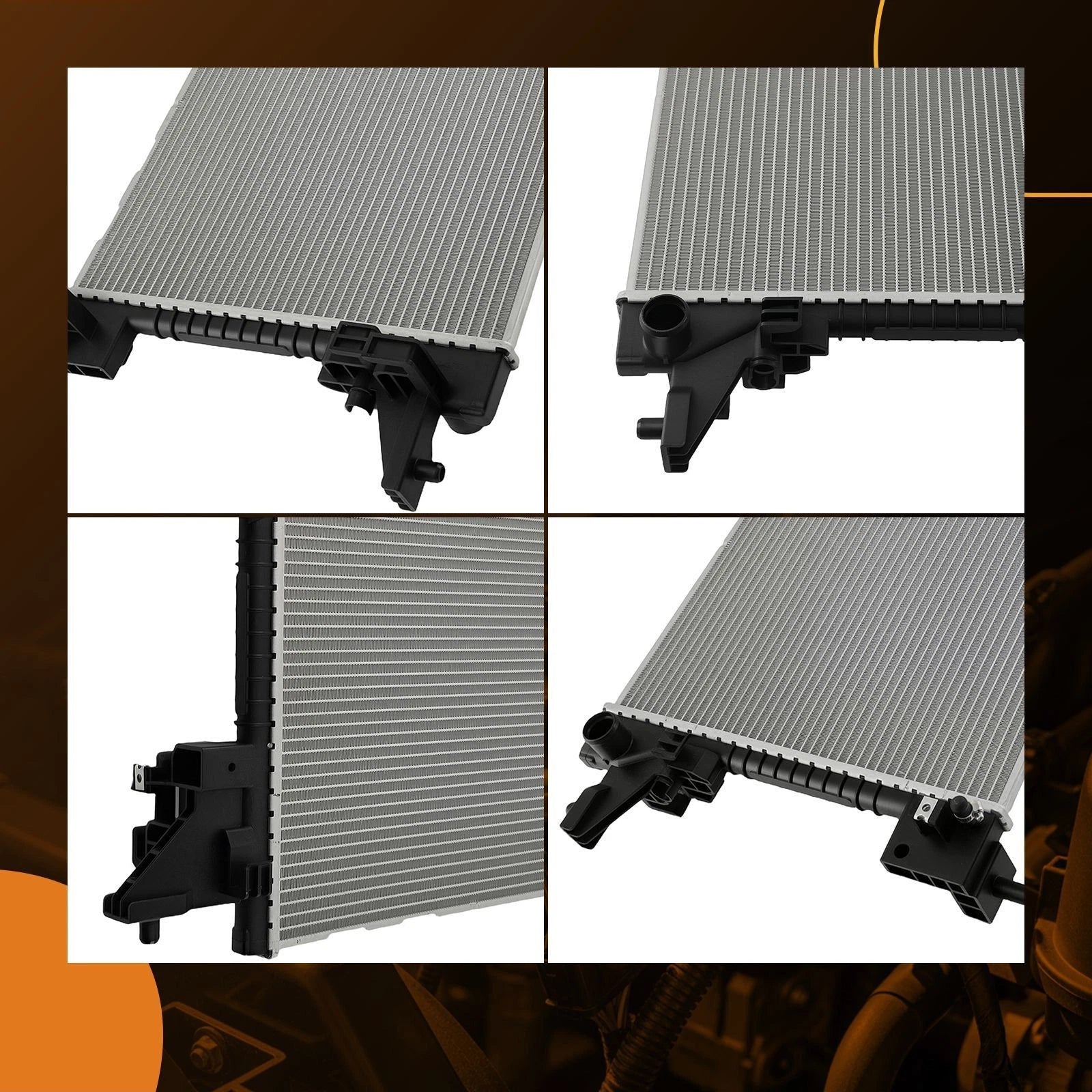 Coolant Radiator for Chevrolet Volt (2011–2015) Cadillac ELR (2014–2016)