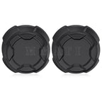 2X Matte Black Front Rim Caps for Polaris Ranger 570 Crew (2015–2023)