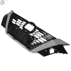 Front Bumper Upper Grille for Nissan Sentra (2020–2021) 62310-6LB0A Black & Chrome