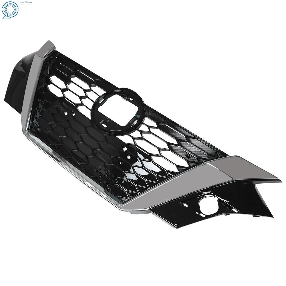 Front Bumper Upper Grille for Nissan Sentra (2020–2021) 62310-6LB0A Black & Chrome
