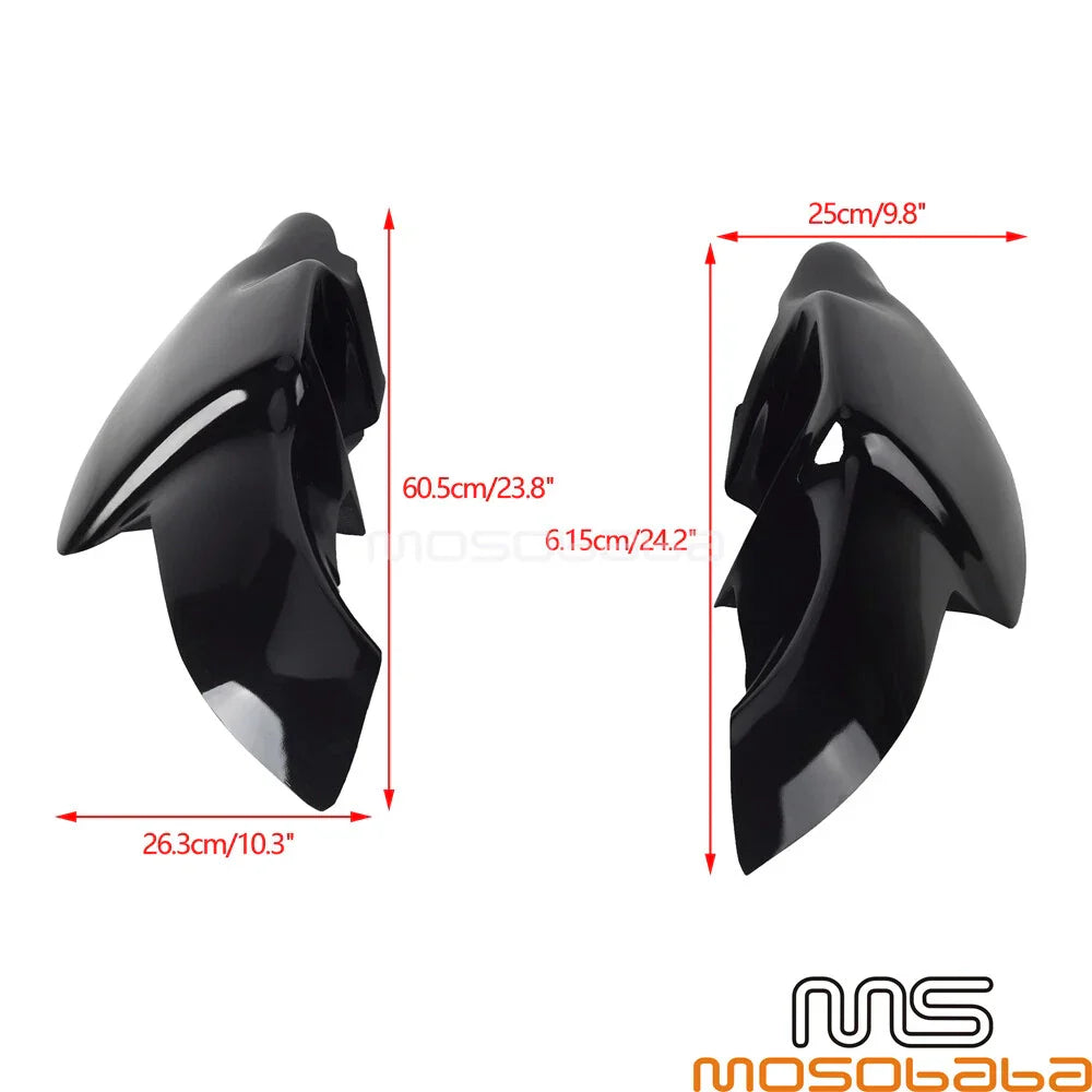 1 Pair Front Lower Leg Fairings for Harley Softail FXBB FXBBS FXLR (2018-2023)