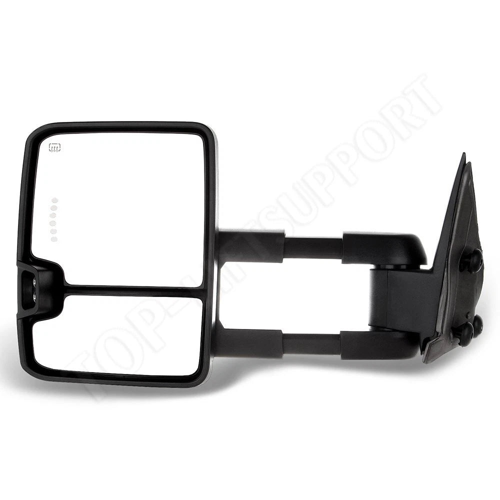 Set of 2 Textured Power Tow Side Mirrors for Chevy GMC (1999–2002)