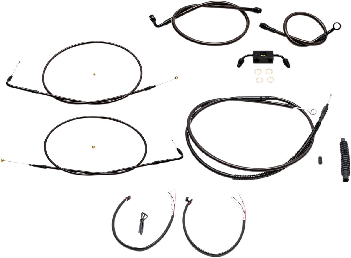 Complete Braided Cable Kit for Harley Davidson Sportster (2015–2017)