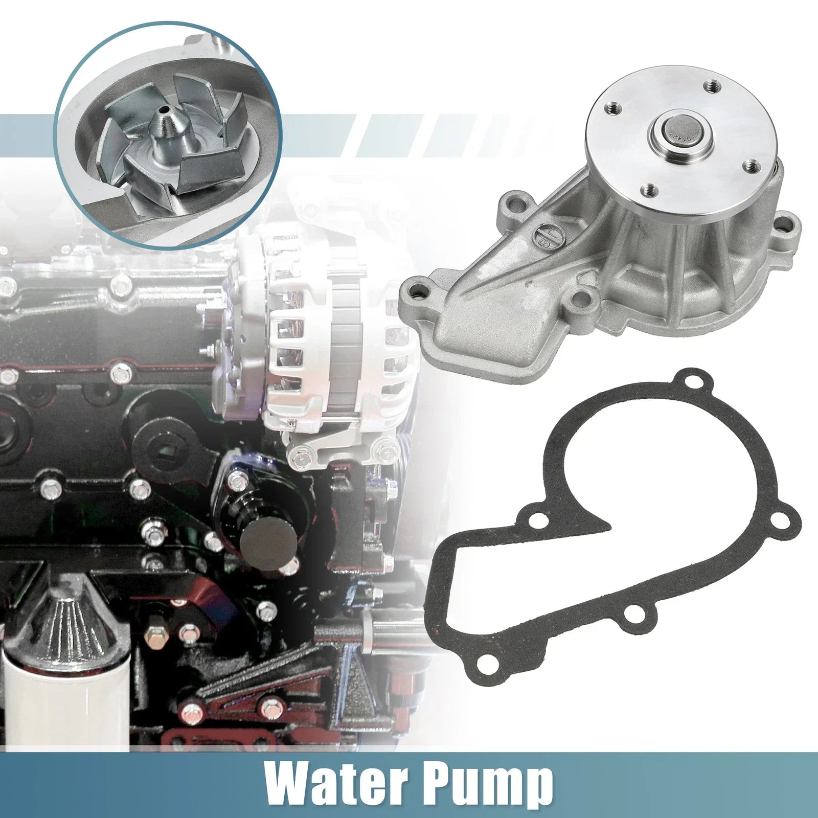 Engine Cooling Water Pump Assembly for Hyundai Elantra Coupe (2013-2016)