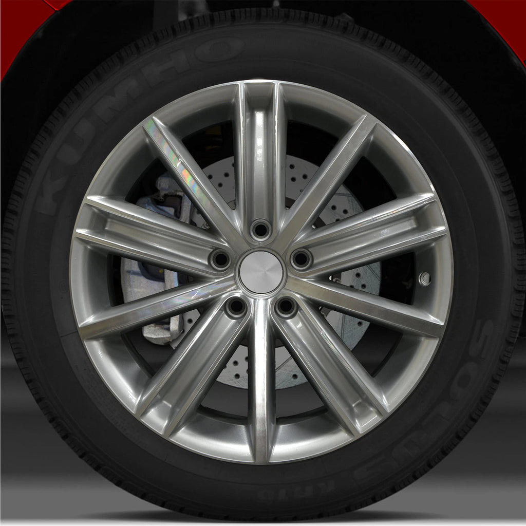 18x7 Factory Wheel (Hyper Bright Silver) For 2009-2015 Volkswagen Tiguan
