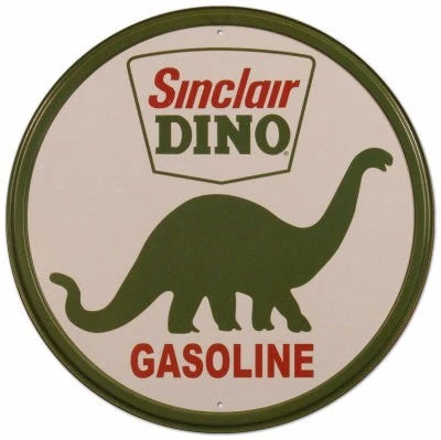 Vintage Replica Tin Metal Sign for Sinclair Dino Gasoline Station (207)