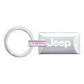 Pink Jeweled Rectangular Keychain - Officially Licensed for Jeep