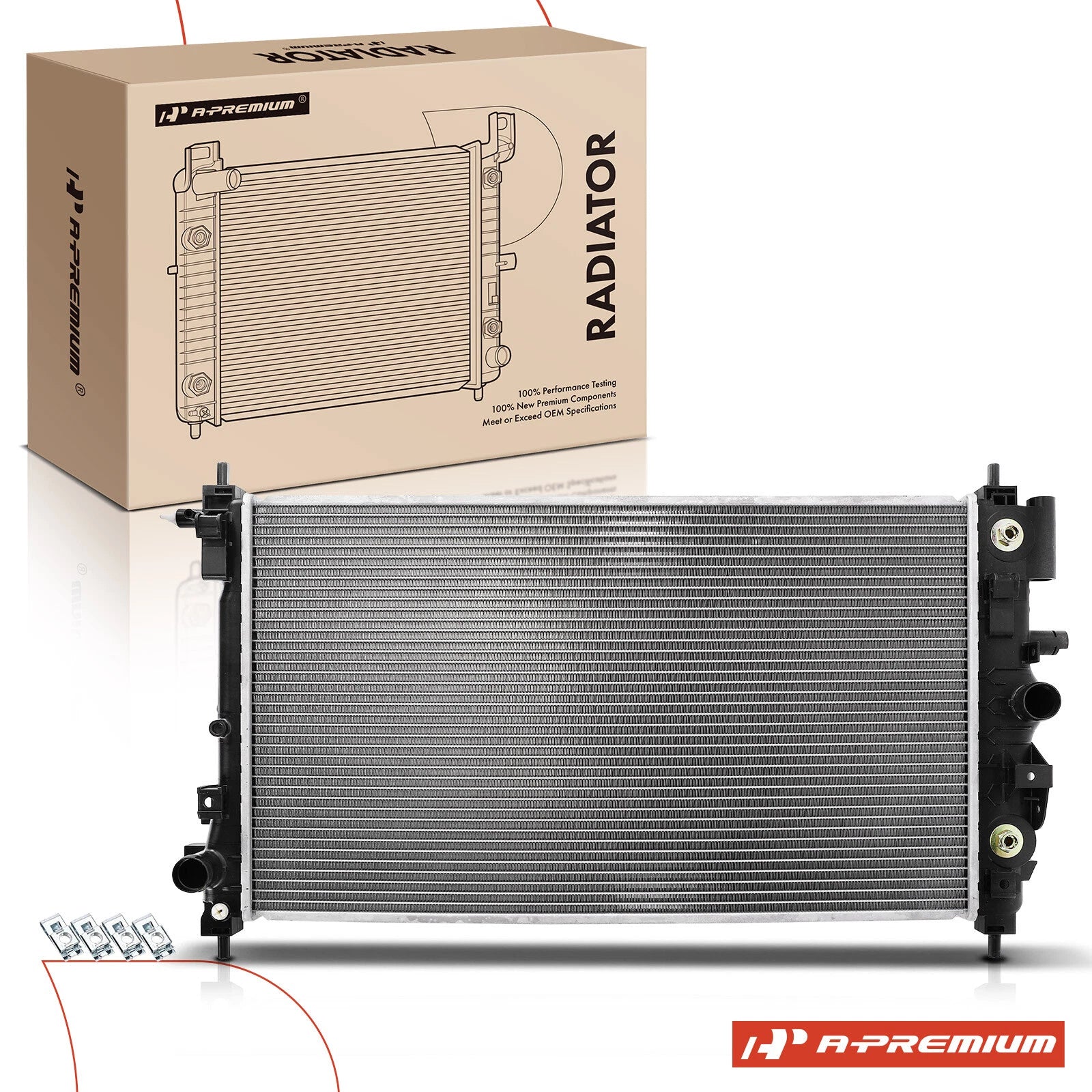 Radiator with Oil Cooler for Chevy Impala, Cadillac XTS (2014–2015)