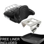 Chopped Trunk Backrest Rack for Harley Touring Glide (2014–2026)