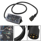 7-Way Trailer Cable with 7 Pin Plug for RV Trailer (6 Feet)
