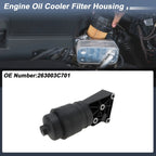 Engine Oil Filter Housing for Hyundai Genesis (2012–2014) No. 263003C701