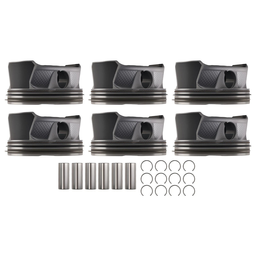 6x Pistons for Jeep Grand Cherokee, Dodge Durango 3.6L V6 (2011–2018)