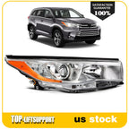 Right Passenger Side Headlight Assembly for Toyota Highlander (2014–2016)