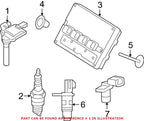 Genuine OEM Ignition Coil for Chrysler Dodge Jeep Ram V8 (2011–2021) 68238603AA