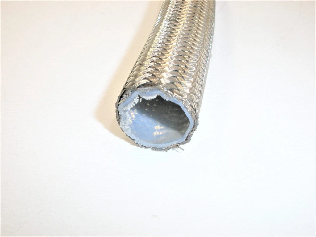 Flexible Stainless Steel Braided Hose with 1" Female Fitting (5/8" x 4'4")