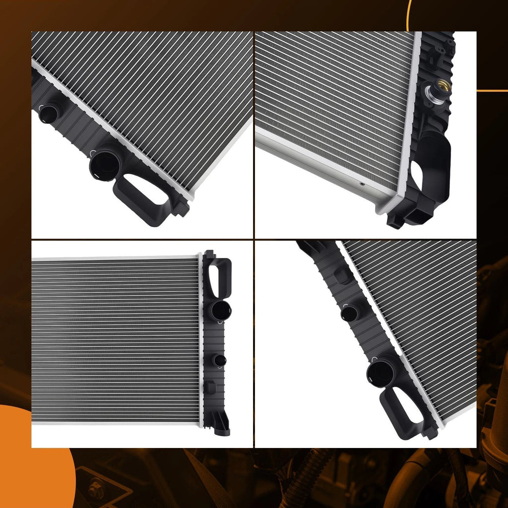 Aluminum Radiator for Mercedes-Benz CLS500 and E500 (2003–2006) AT Trans