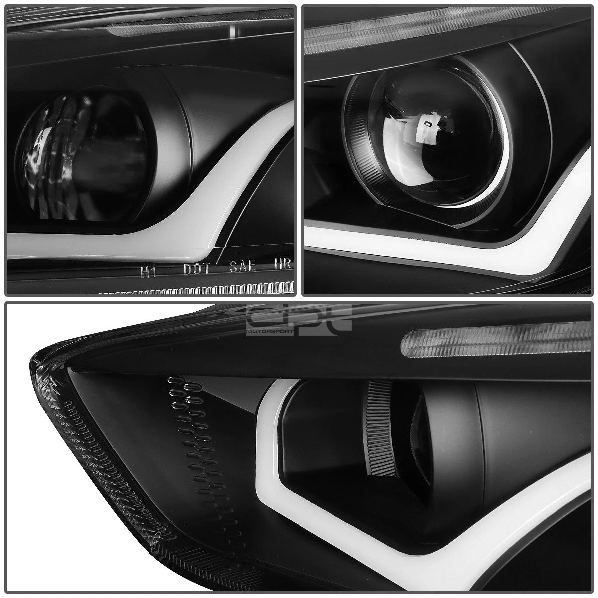 Dual LED DRL Projector Headlights for Ford Focus (2015–2018)