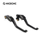 Black Brake Clutch Levers for KTM 390 Adventure (2020–2022)