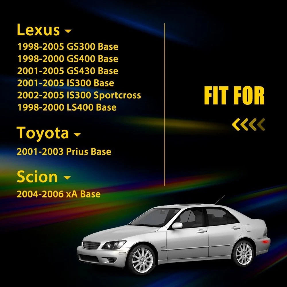 Smoke Lens Amber Full LED Side Markers for Lexus GS300 IS300 LS400 (1998–2005)