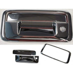 Luxury Chrome Tailgate Handle Cover Without Camera for Chevy Silverado (2014–2018)