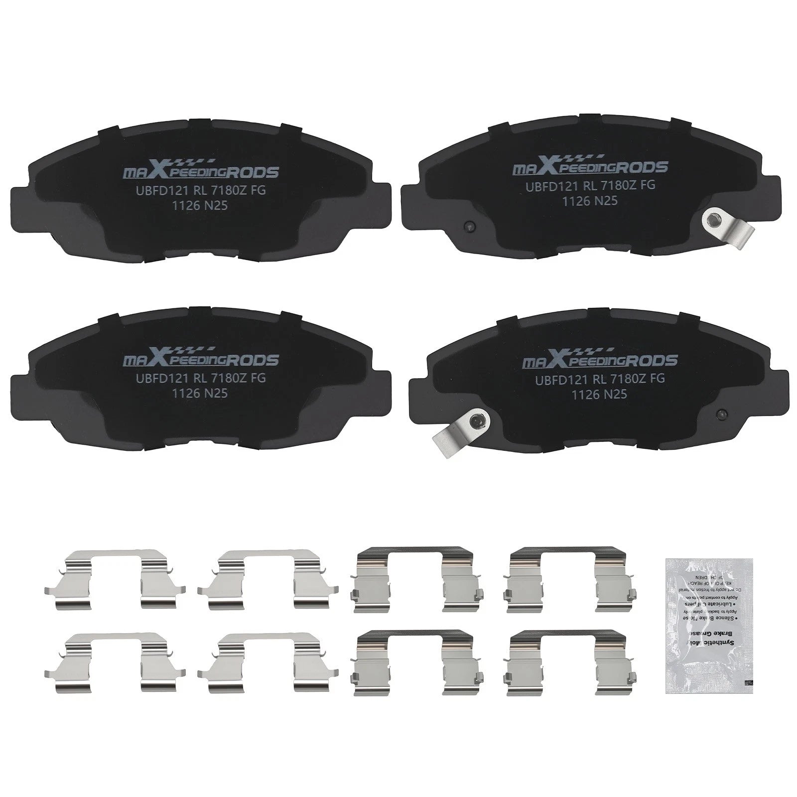 Front Ceramic Brake Pads Kit for Honda Civic/Insight (1996–2014) D465
