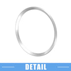 Set of 4 Wheel Hub Center Cover Rings for Honda Civic (2016–2021) Silver Tone