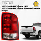 Tail Light Brake Lamp RH for GMC Sierra 1500 2500HD 3500HD (2007–2013)