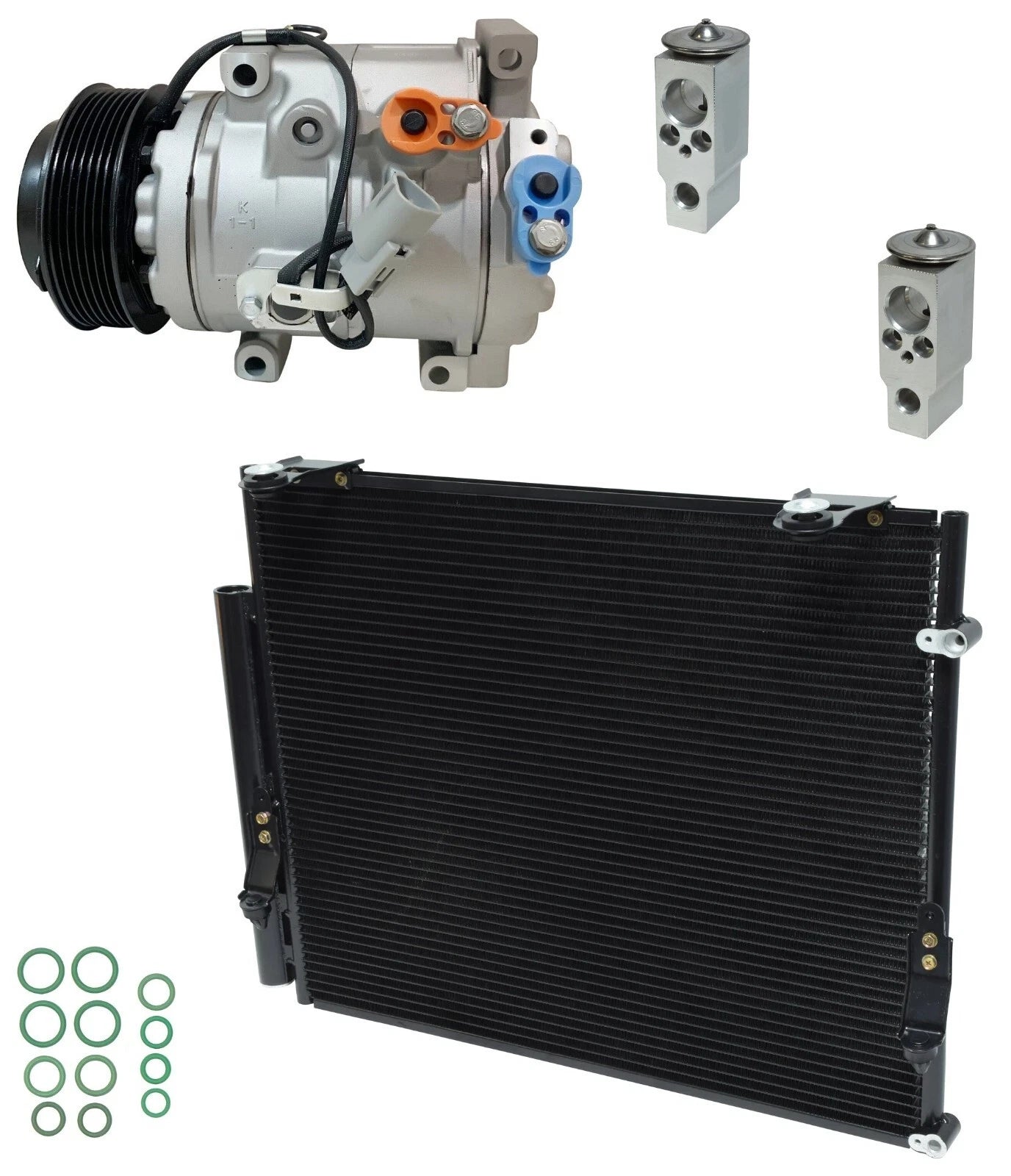 AC Compressor Kit With Condenser for Toyota Sequoia 5.7L (2015–2015)